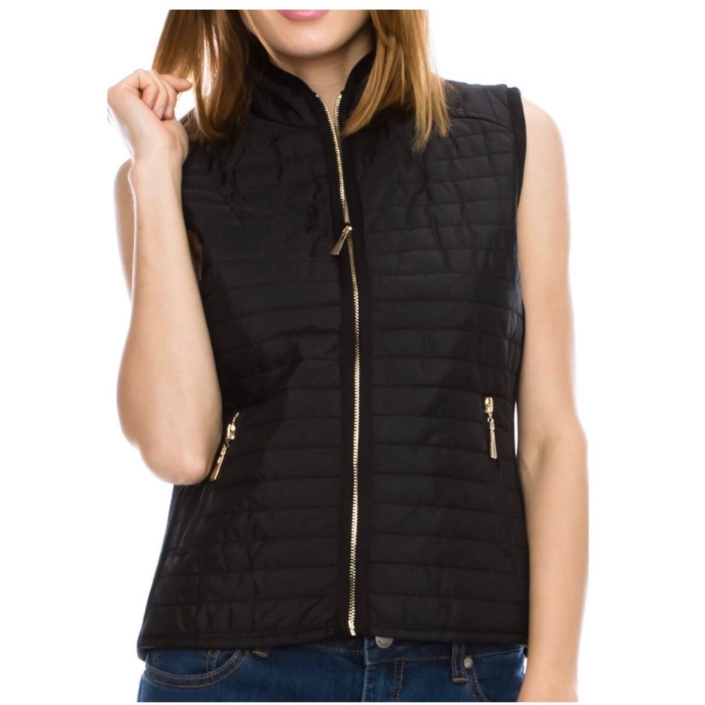 5️⃣PACK QUILTED BLACK VEST